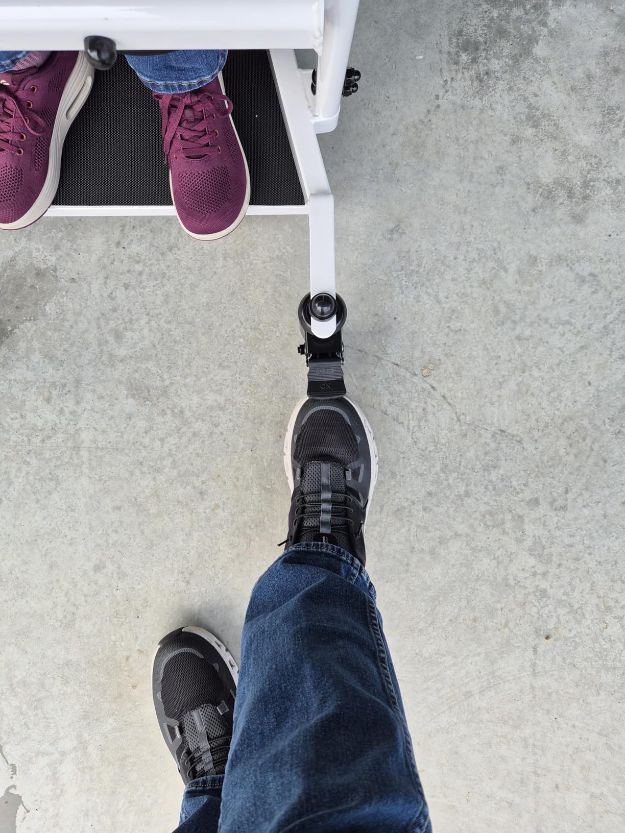 VOCIC Sit to Stand Lift, One-Step Stand Assist Lift for Elderly, Patient Lift Chair Transport Unit with Wheels, Fall Prevention & Muscle Building, AY03 2026 Upgraded customer photo 2