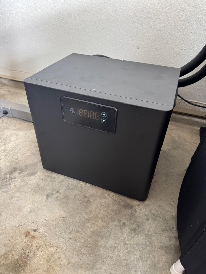 Ice Bath Chiller, 1HP Cold Plunge Water Chiller for Ice Bath Tubs | 37°F Powerful Cooling, External Pump & Filtration System, Compatible with Any Tubs, Caster Wheels, Indoor & Outdoor Use customer photo 2