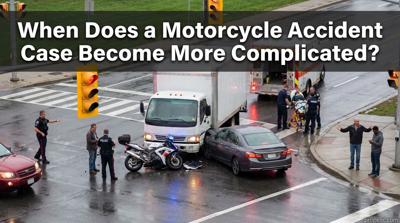 When Does a Motorcycle Accident Case Become More Complicated?