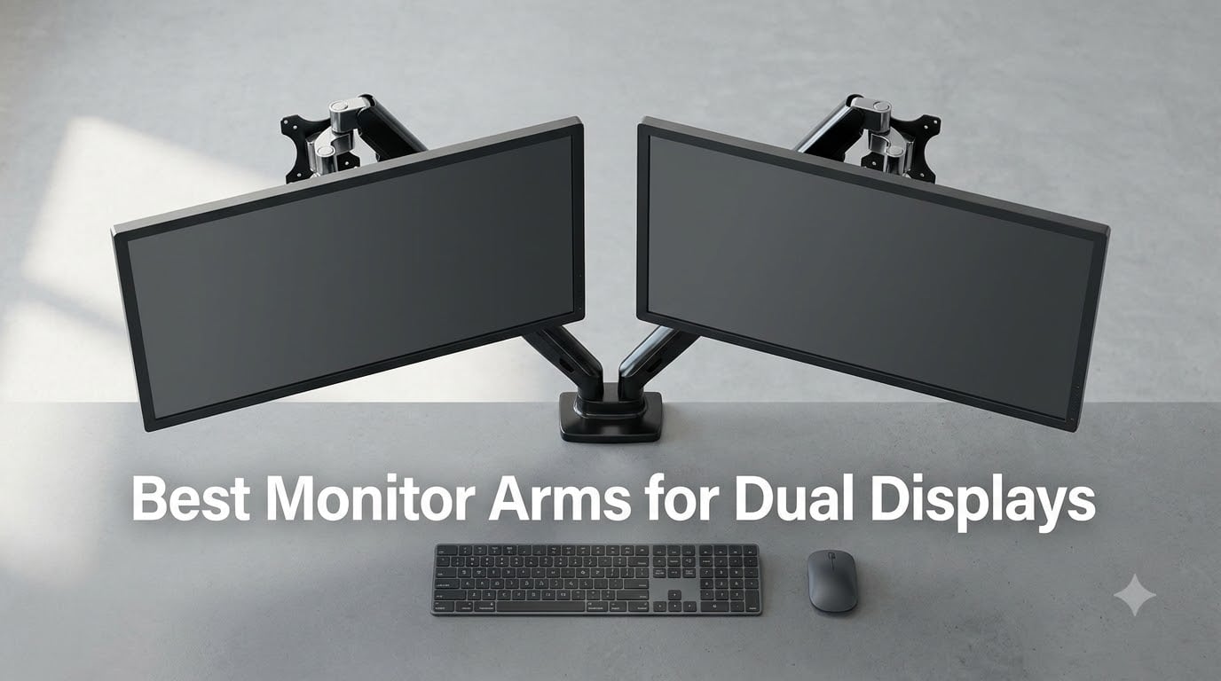 12 Best Monitor Arms for Dual Displays (August 2026)