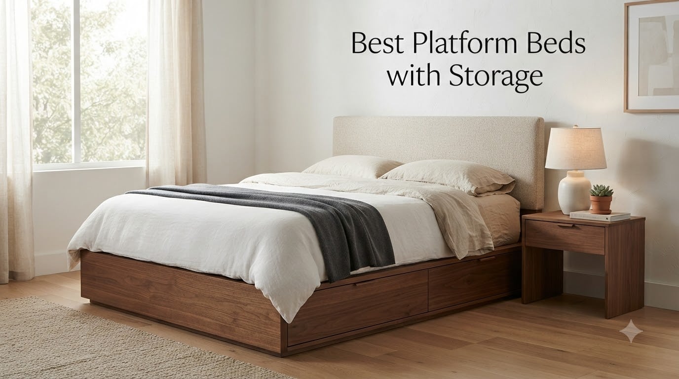10 Best Platform Beds with Storage (August 2026)