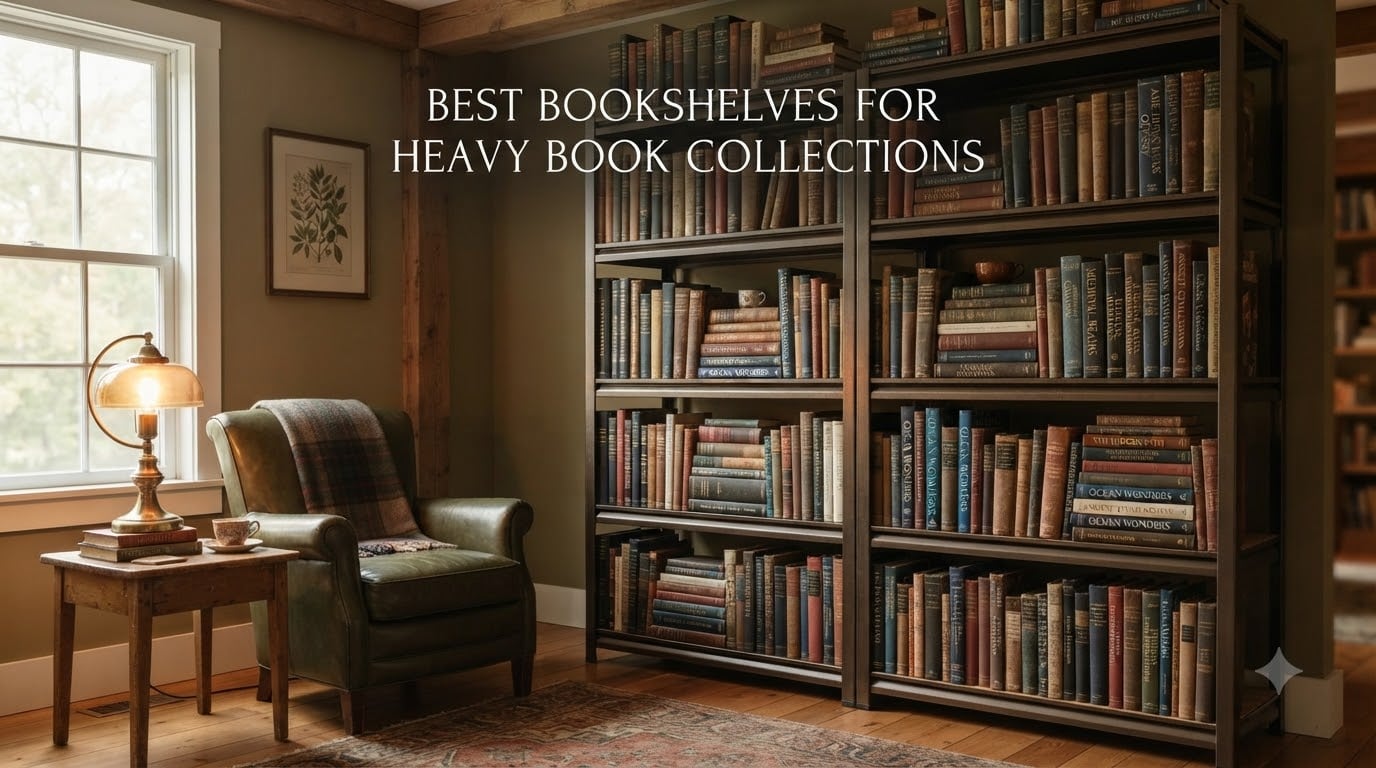 10 Best Bookshelves for Heavy Book Collections (August 2026)