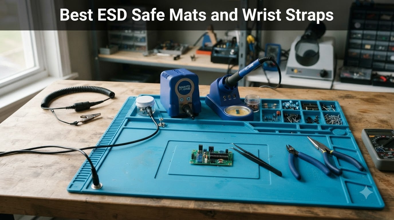 10 Best ESD Safe Mats and Wrist Straps (August 2026)
