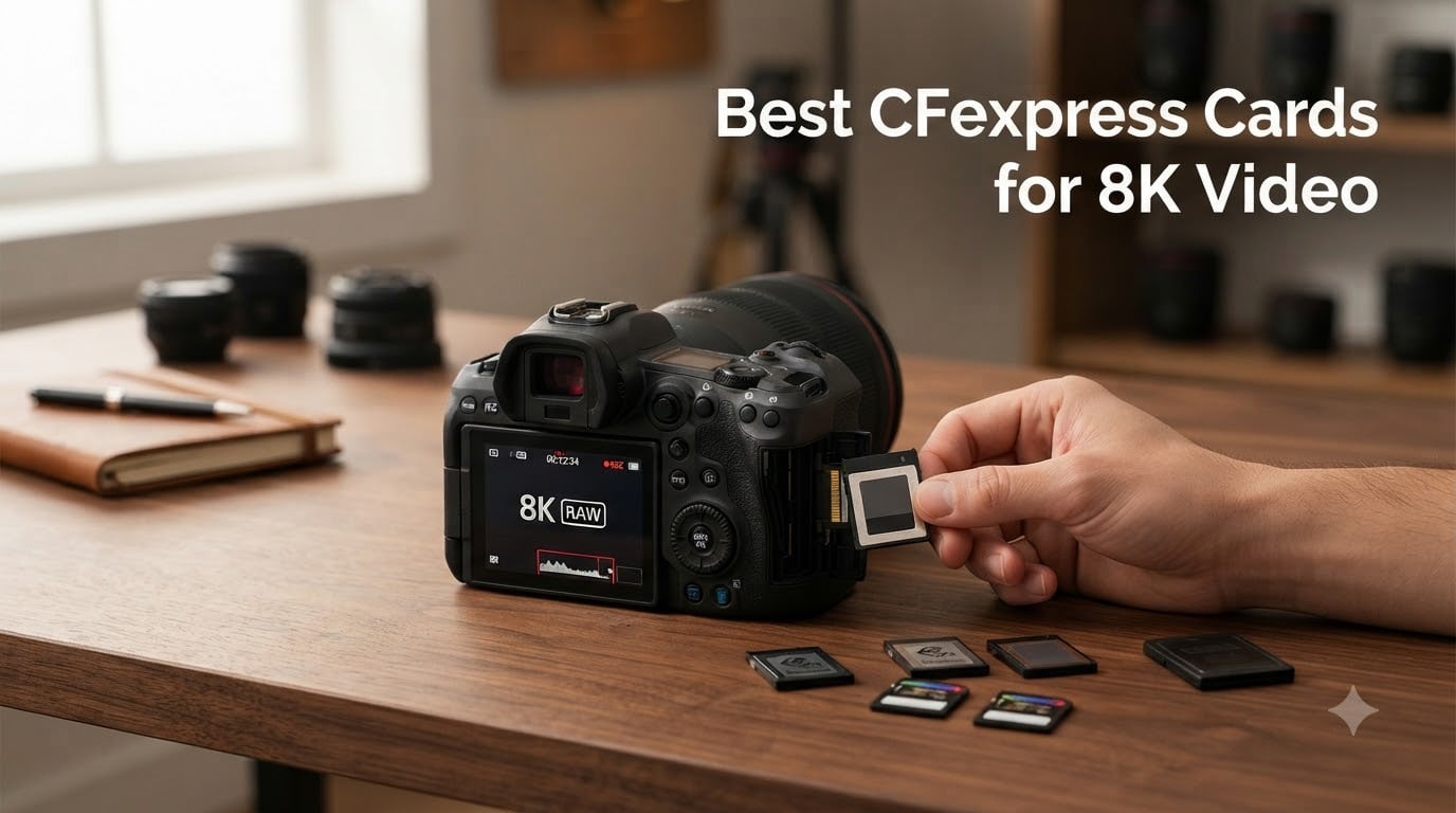 10 Best CFexpress Cards for 8K Video (August 2026)