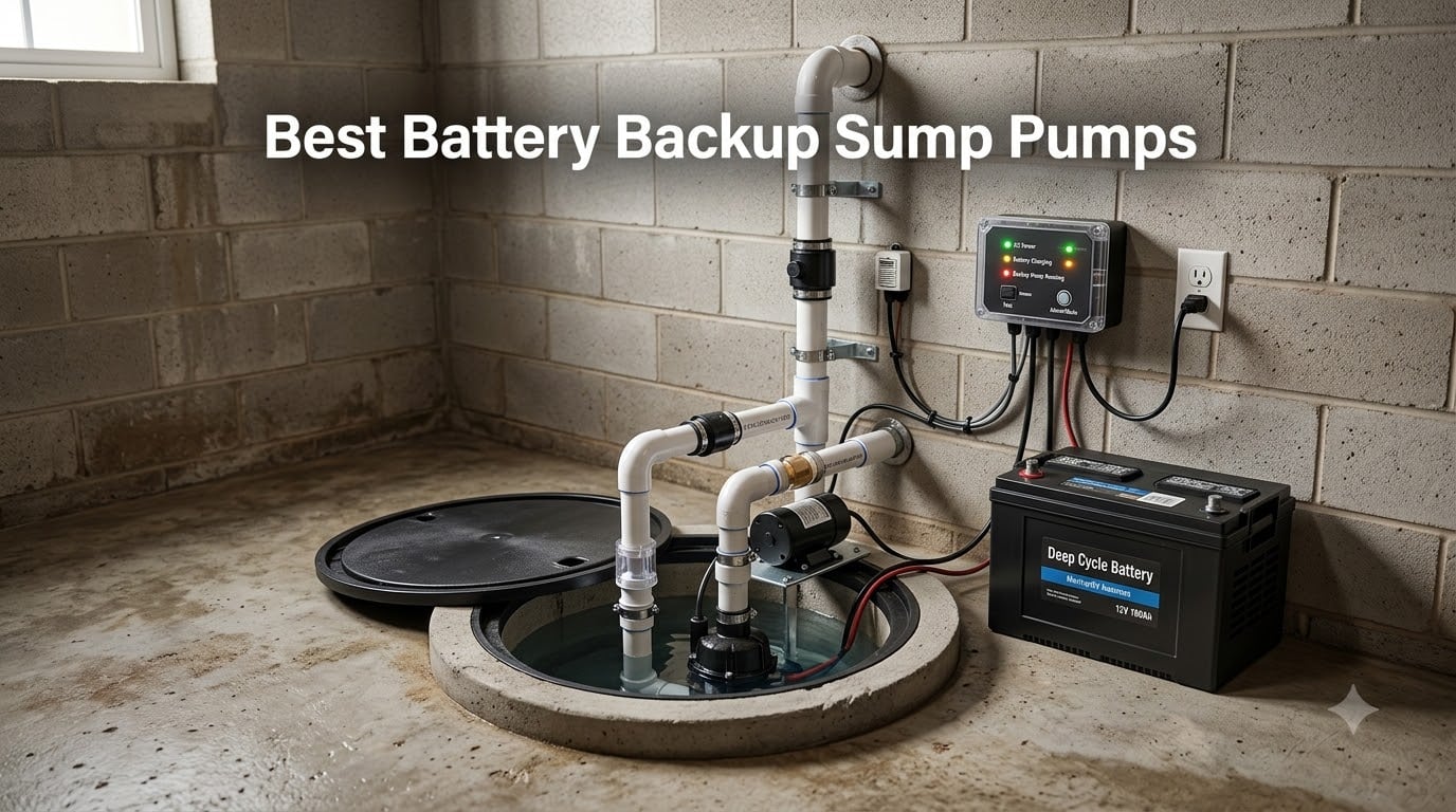 6 Best Battery Backup Sump Pumps (August 2026)