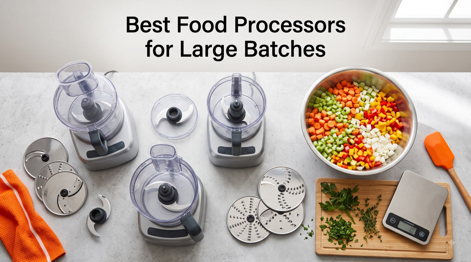 8 Best Food Processors for Large Batches (August 2026)