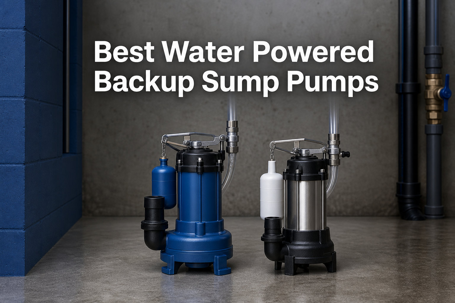 8 Best Water Powered Backup Sump Pumps (August 2026)