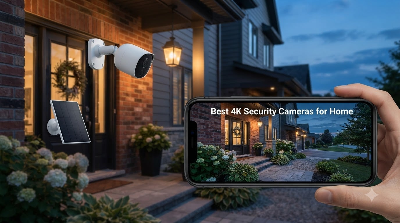 8 Best 4K Security Cameras for Home (August 2026)