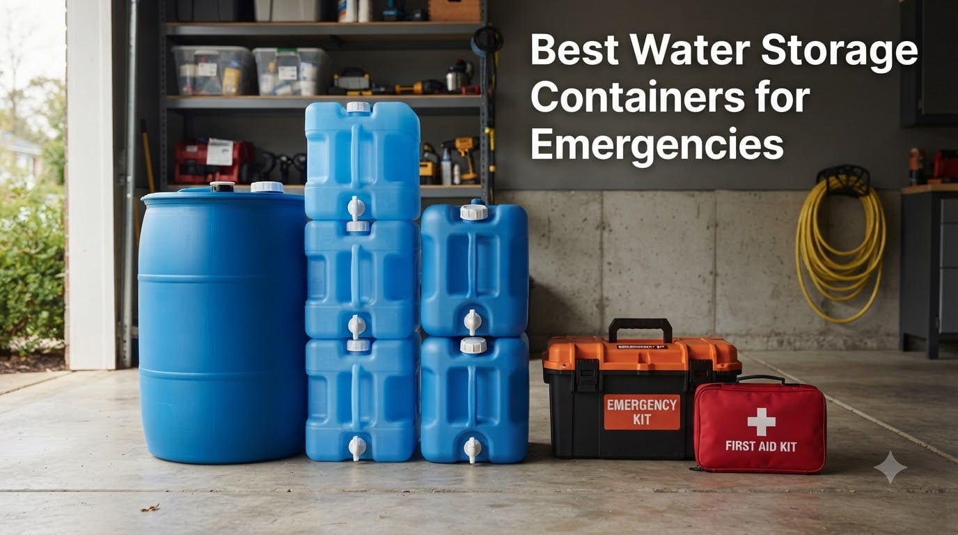 6 Best Water Storage Containers for Emergencies (August 2026)