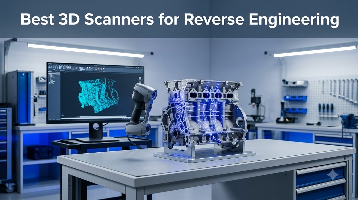 8 Best 3D Scanners for Reverse Engineering (August 2026)