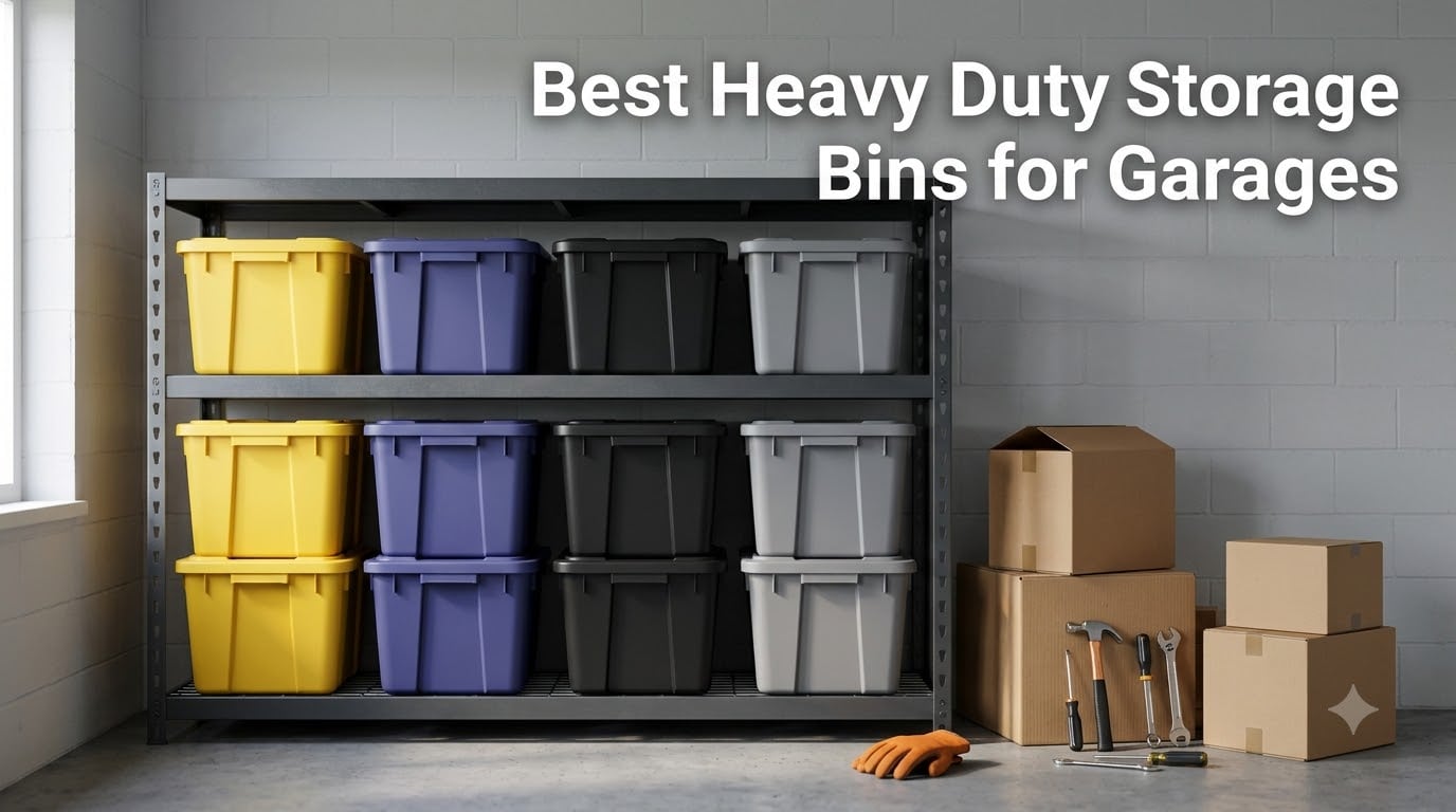 8 Best Heavy Duty Storage Bins for Garages 2026 – Tested & Ranked