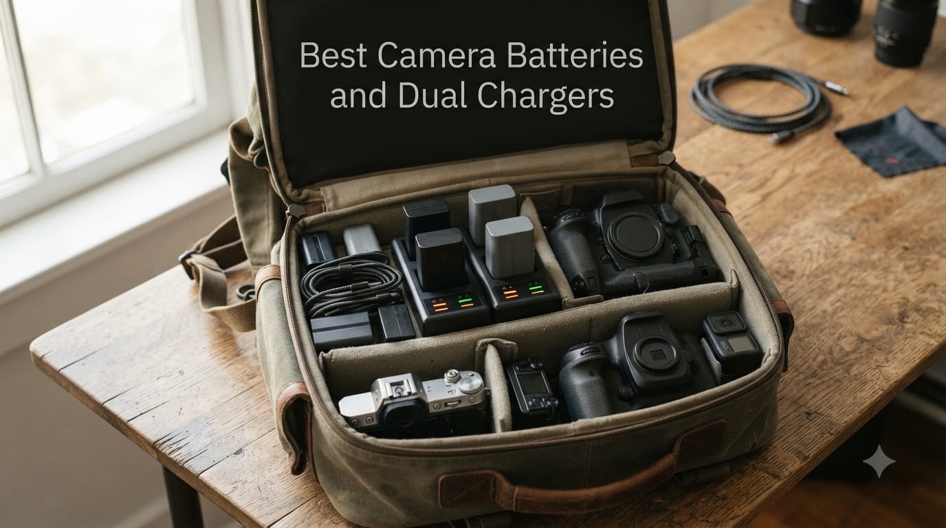 12 Best Camera Batteries and Dual Chargers (September 2026) – Tested Picks