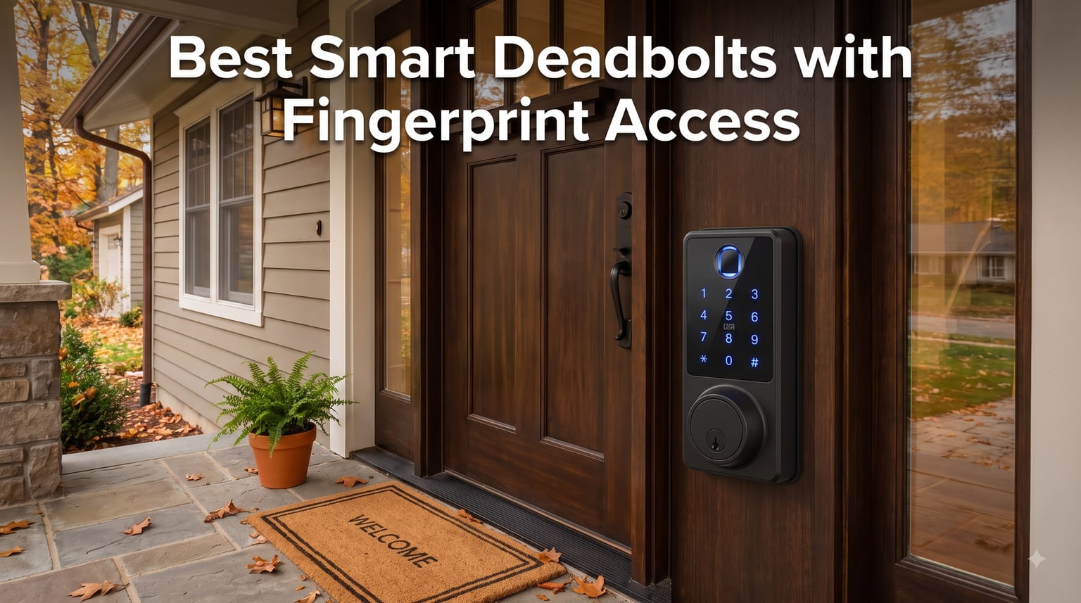 8 Best Smart Deadbolts Fingerprint August 2026
