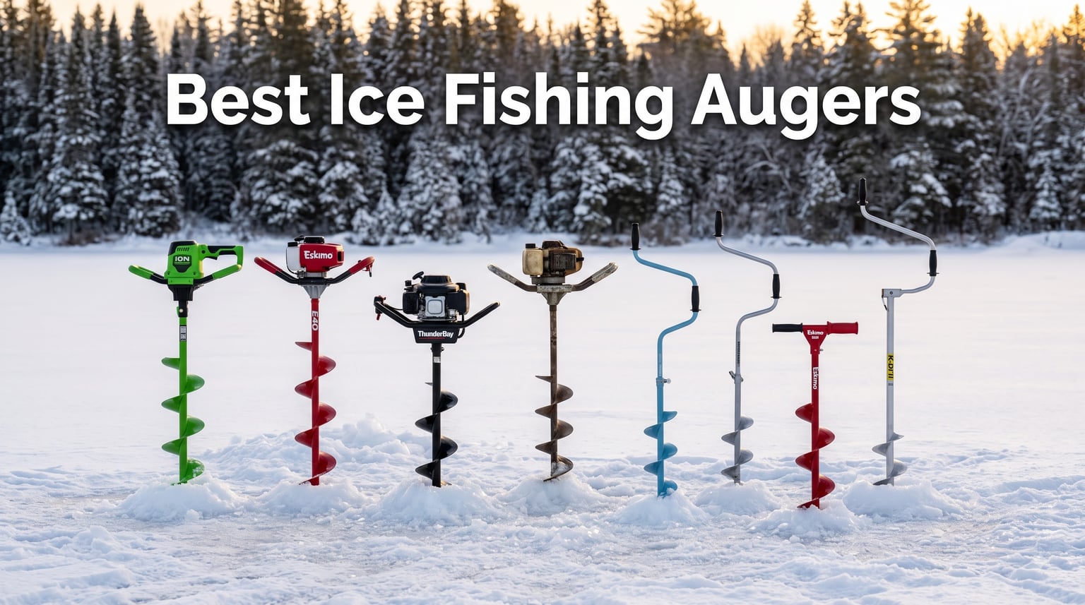 8 Best Ice Fishing Augers (September 2026) Tested and Reviewed