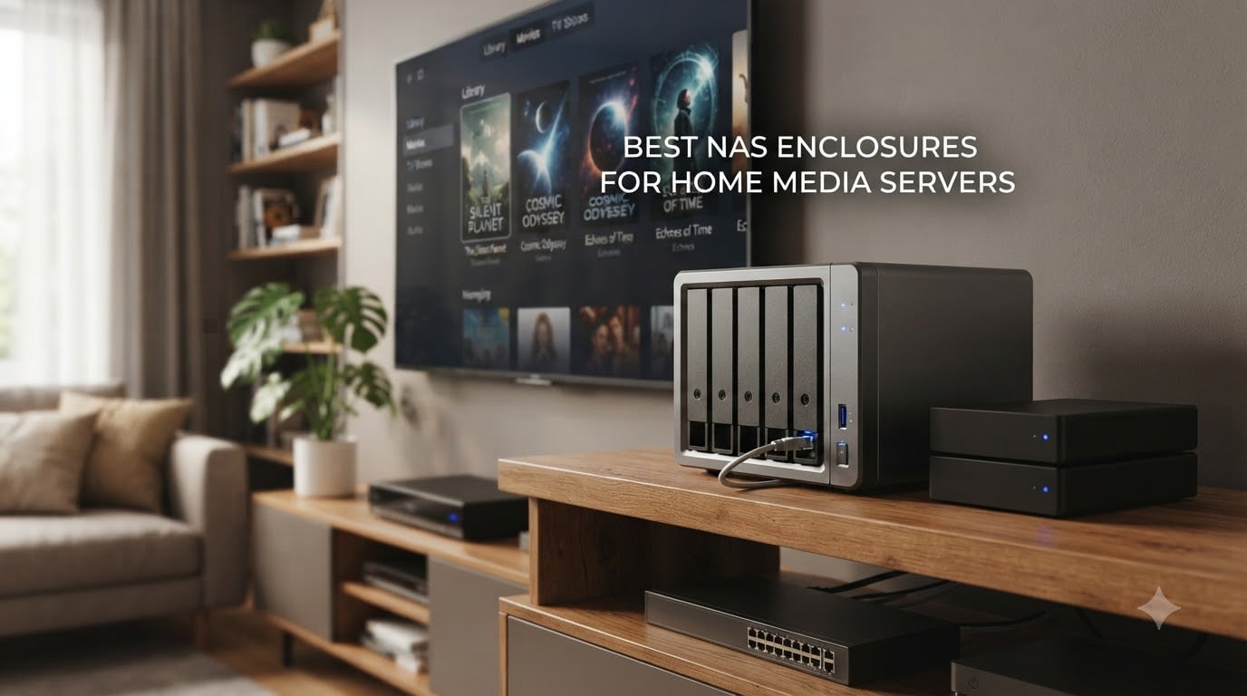 8 Best NAS Enclosures for Home Media Servers 2026: Tested & Reviewed