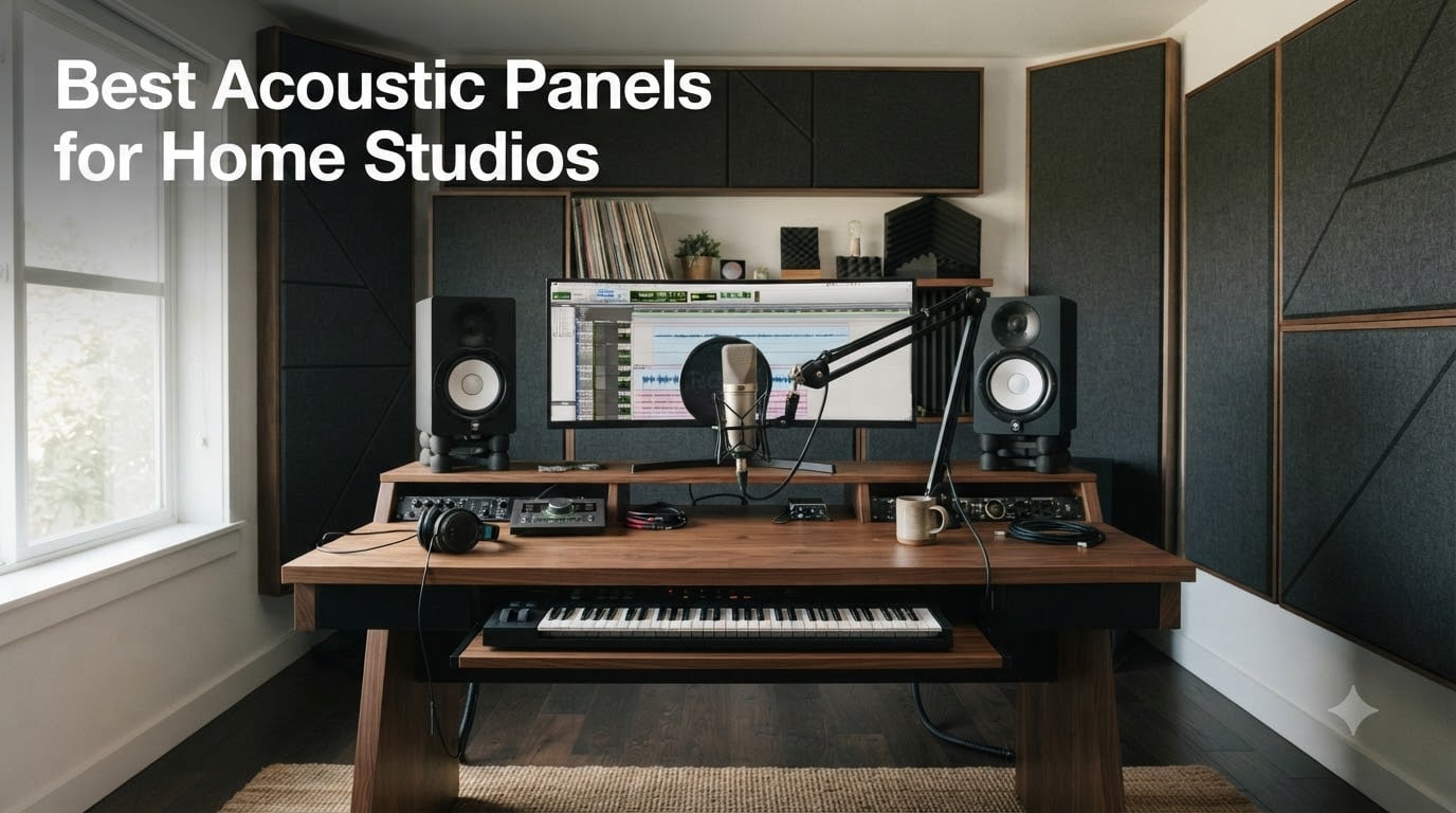 8 Best Acoustic Panels for Home Studios 2026: Expert Guide
