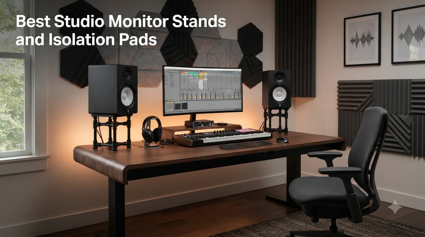 12 Best Studio Monitor Stands and Isolation Pads 2026 Tested