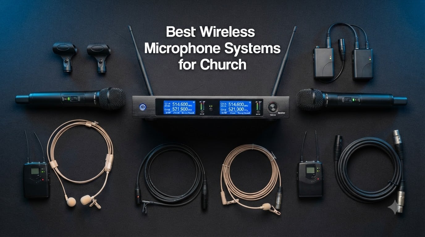 12 Best Wireless Microphone Systems for Church 2026: Buying Guide