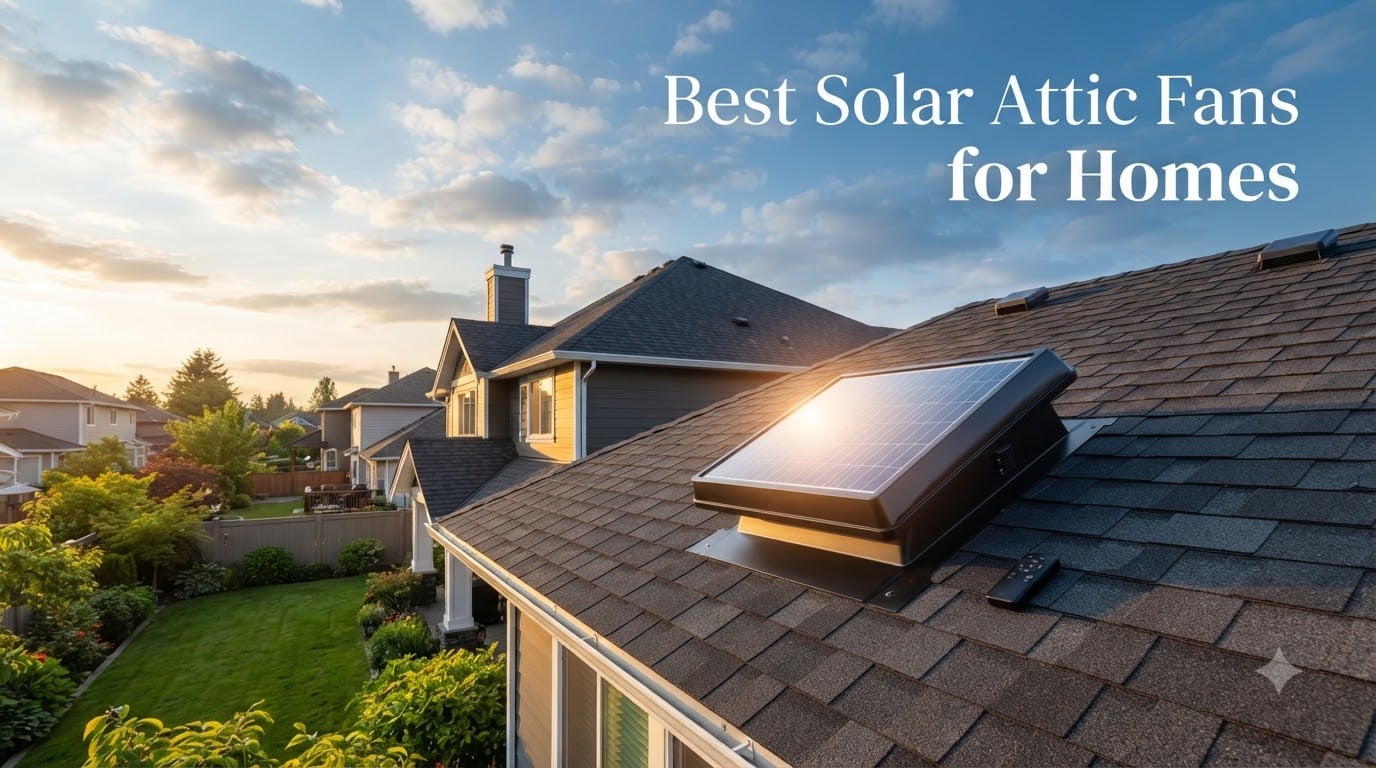 5 Best Solar Attic Fans for Homes (September 2026) Tested & Reviewed