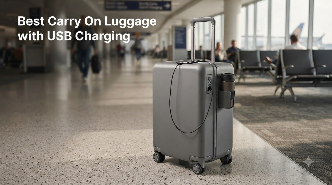 8 Best Carry On Luggage with USB Charging 2026: Tested & Ranked