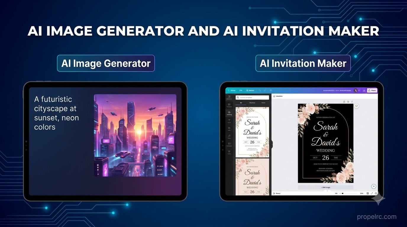 AI Image Generator and AI Invitation Maker: The Easiest Way to Design Stunning Visuals Without a Design Background