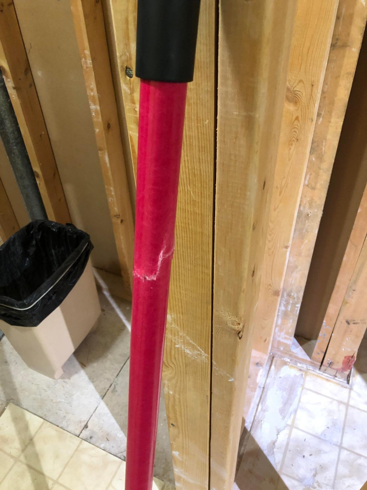 BULLY TOOLS Floor Scraper - Heavy Duty Scraper Tool with Long Fiberglass Handle for Tiles and Carpet Removal Tasks, Flat Shovel Design for Landscaping, Flooring Prep, and Surface Cleanup - 58-Inch customer photo 2