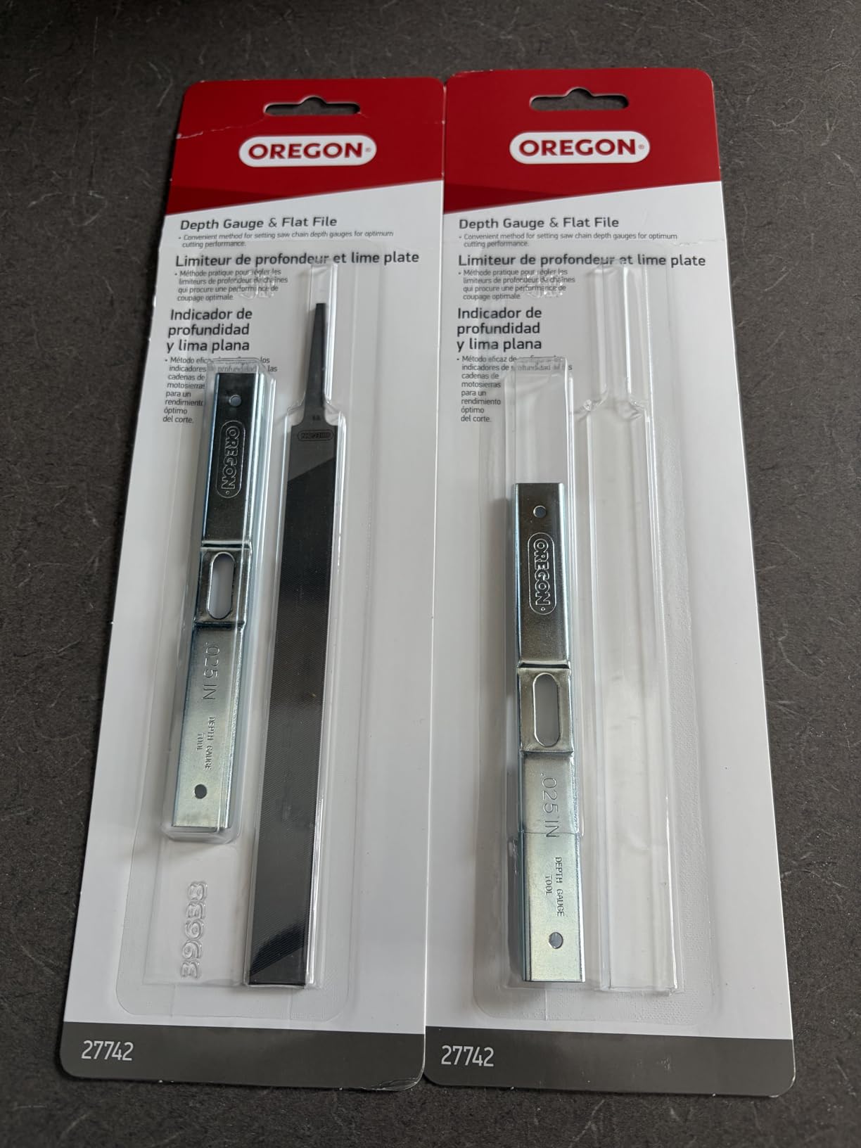Oregon Chainsaw Chain Depth Gauge Tool with Flat File customer photo 2