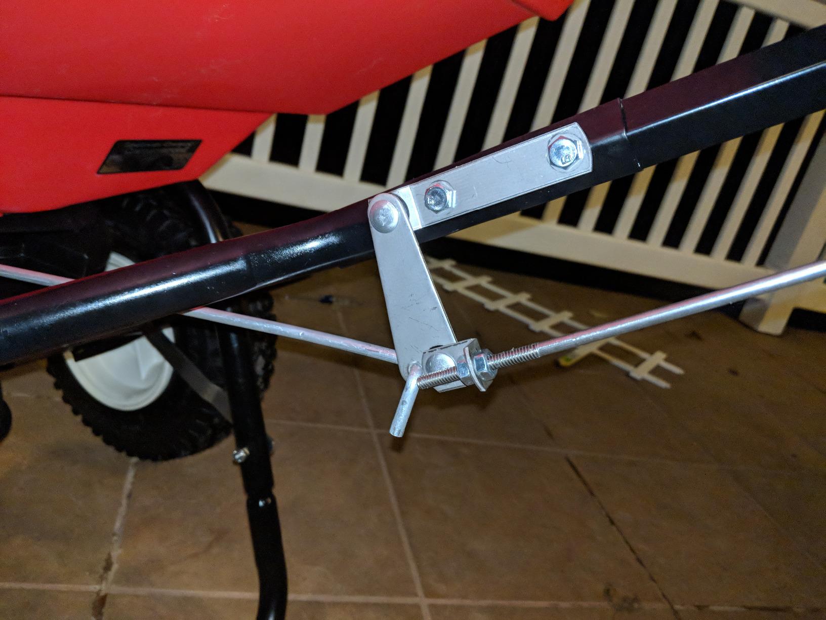 EarthWay 2170 Commercial 100 LB Broadcast Fertilizer Spreader. Red, Heavy-Duty Walk-Behind Push Garden Seeder with Adjustable Drop Rate and Driving Handle. Large 13 inch Pneumatic Stud Tires customer photo 1
