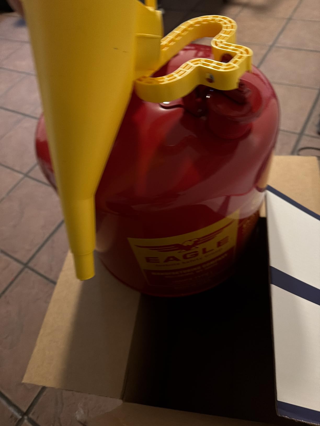 Eagle 5 Gallon Type I Red Safety Gas Can for Gasoline customer photo 1