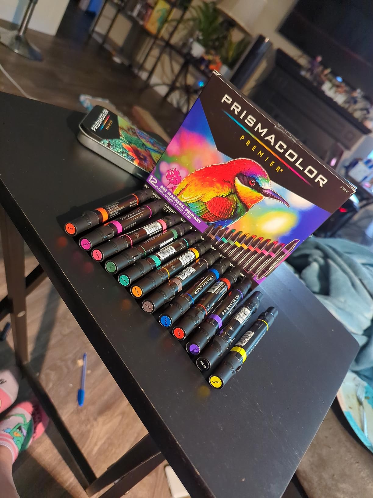 Prismacolor Premier Dual-Ended Art Markers, Chisel and Fine Tips, Primary Colors, 12 Count - Art Supplies, Alcohol-Based Ink, Coloring, Creative, Artist, Adult Coloring customer photo 1