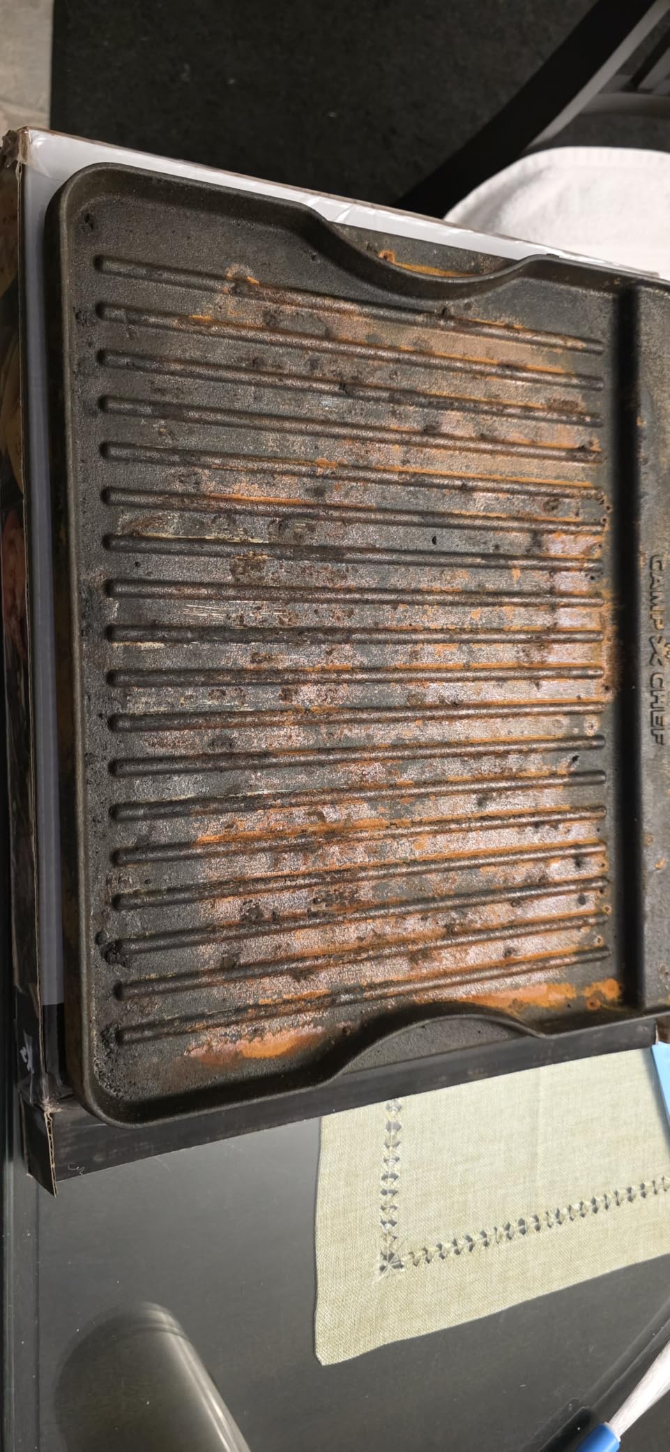 Camp Chef Cast Iron Griddle - 14 x 16, Non-Stick Grill/Griddle Sides customer photo 2