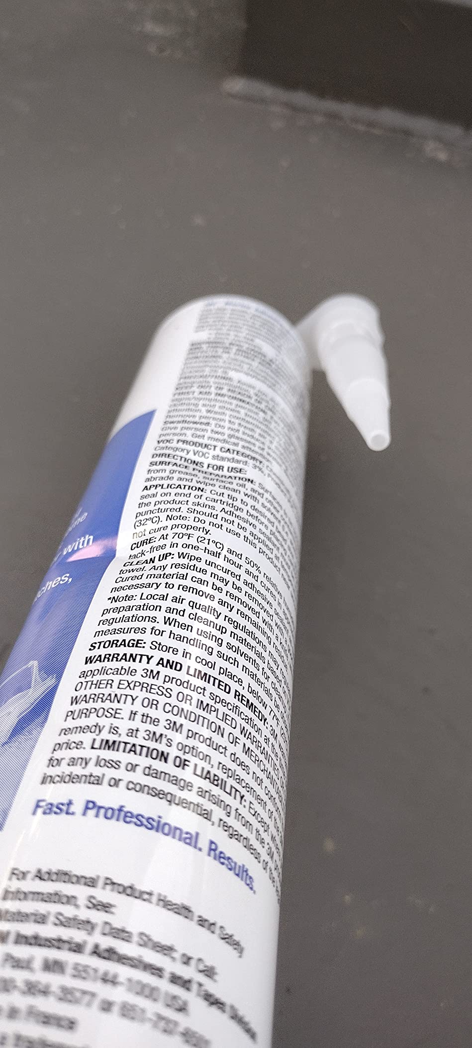 3M Marine Adhesive Sealant 4000UV, PN05280, White, 3 oz Tube customer photo 1