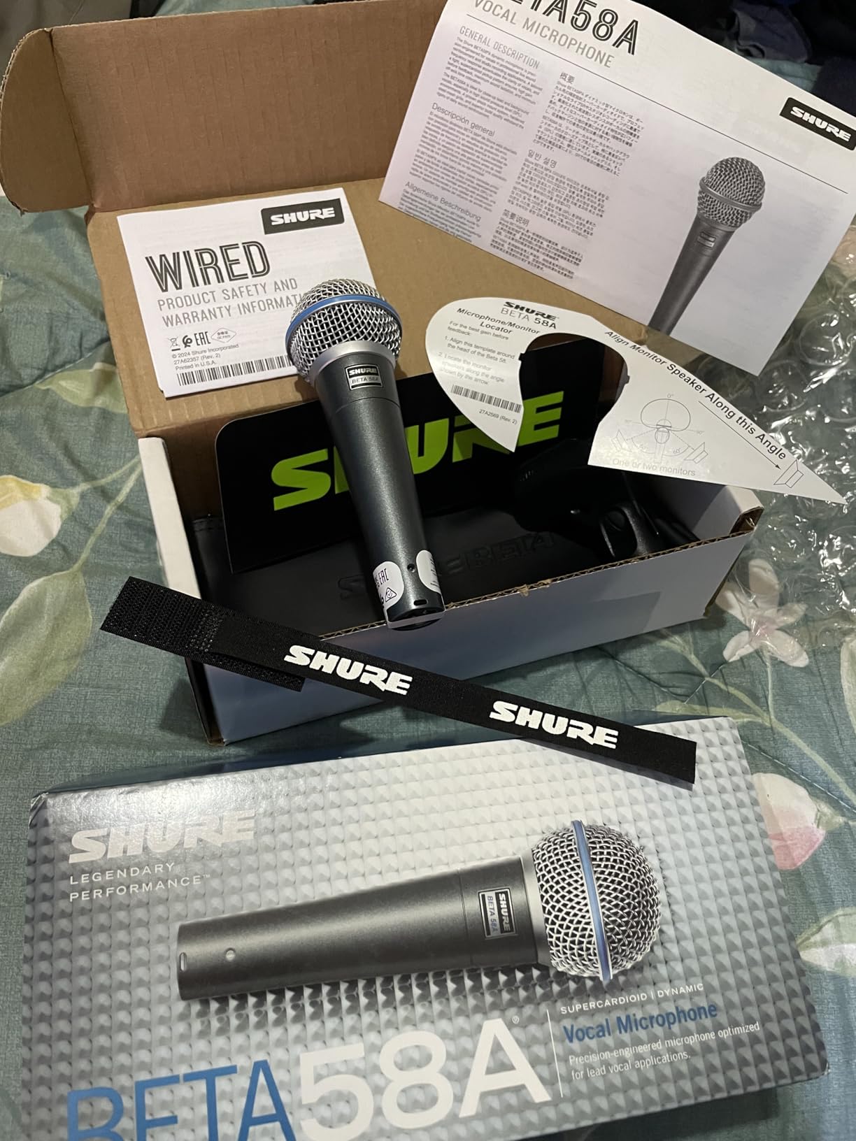 Shure BETA 58A Supercardioid Dynamic Vocal Microphone customer photo 1