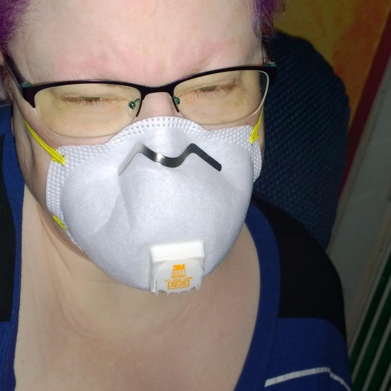 3M 8511 N95 Cool Flow Valved Respirator, 10-Pack | NIOSH-Approved, Relief From Dusts And Certain Particles During Sanding, Pollen, Mold Spores, Dust Particles customer photo 1
