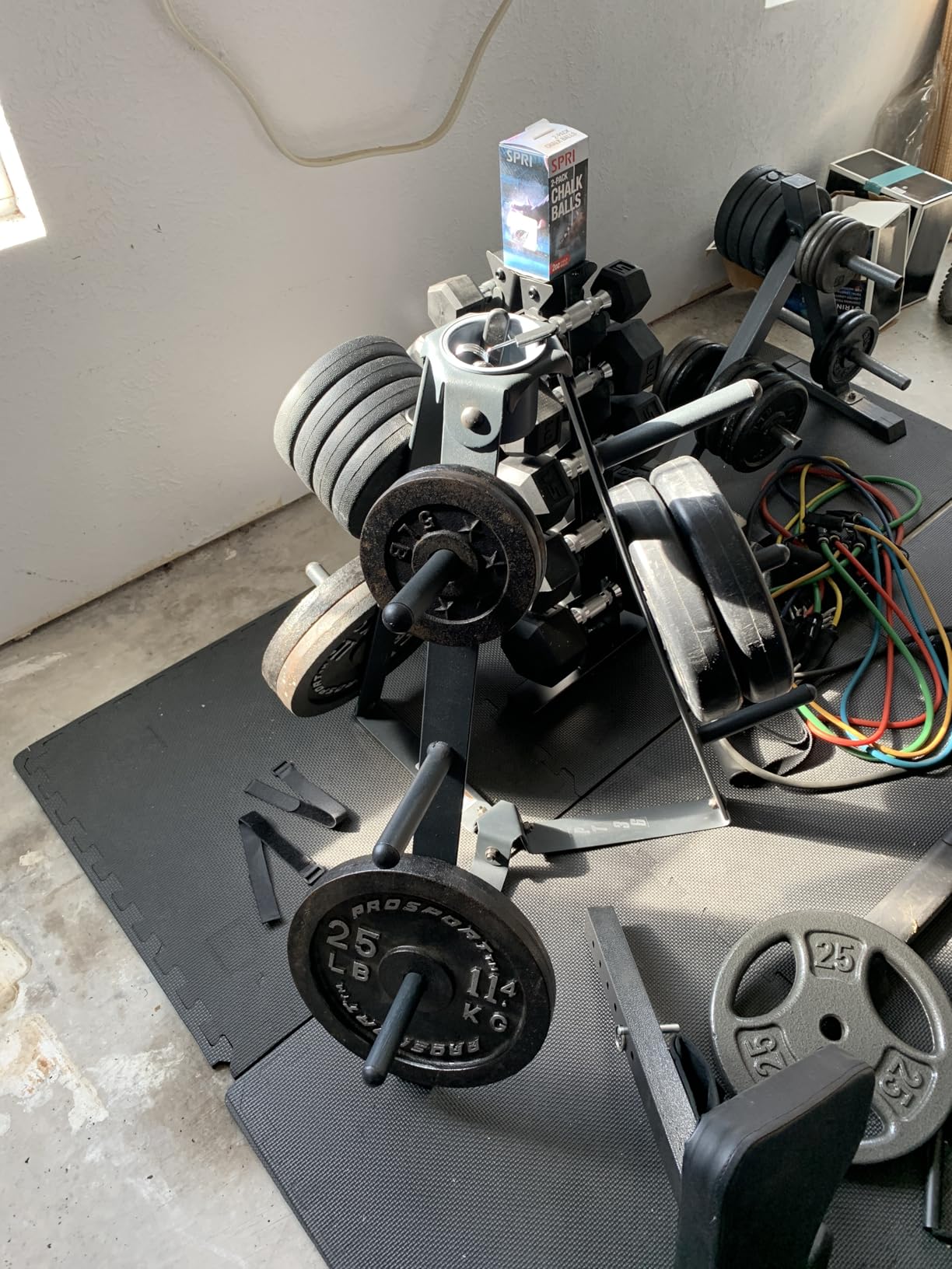 Marcy Plate Tree for Standard Size Weight Plates/Storage Rack for Exercise Weights PT-36 customer photo 2