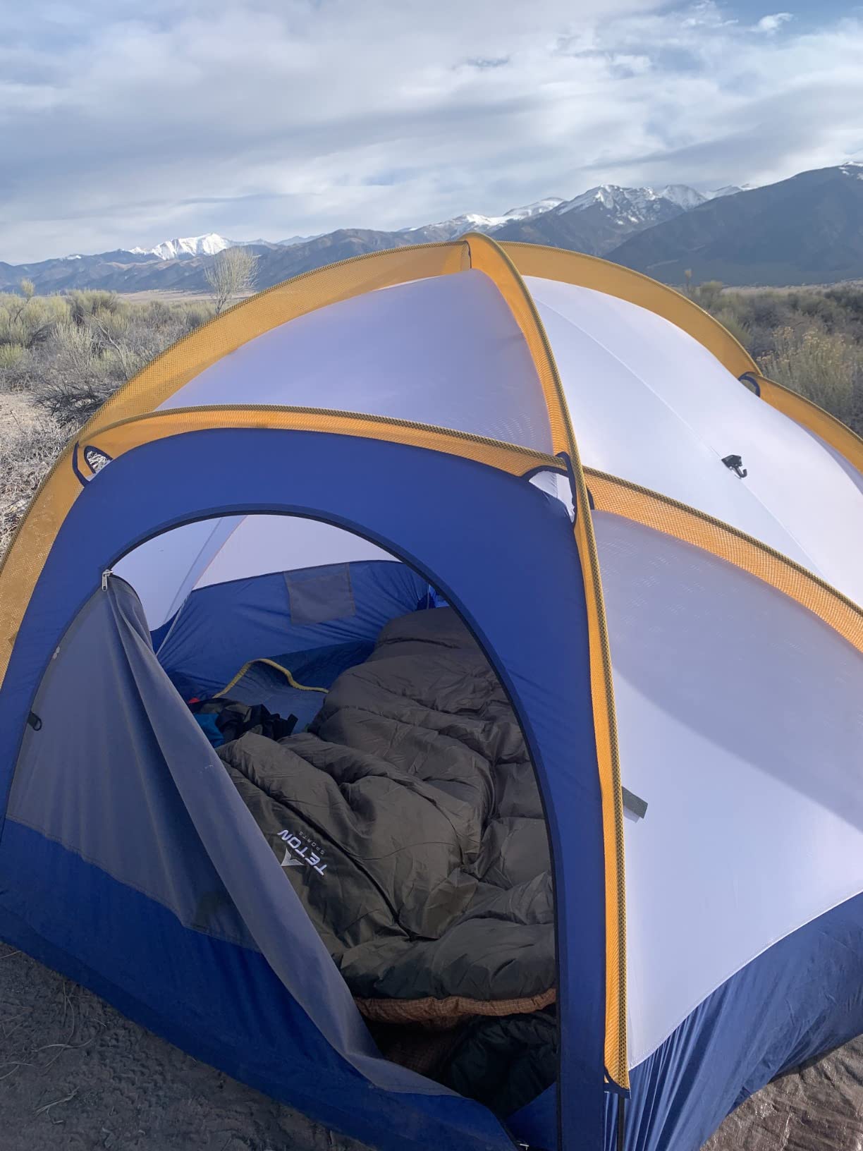 Teton Mammoth Queen Size Double Sleeping Bag- A Warm Bag the Whole Family can Enjoy – Great for Camping, Hunting and Base Camp. Compression Sack Included customer photo 2