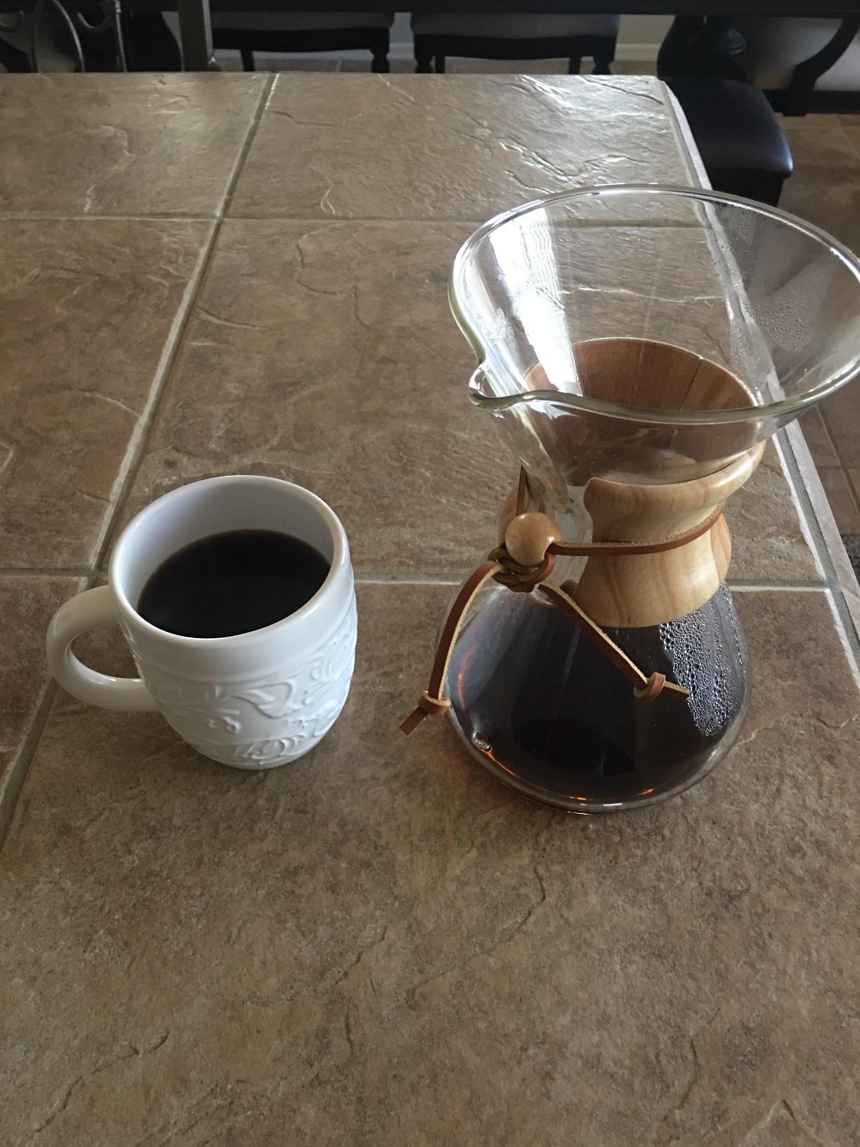 Chemex Pour-Over Glass Coffeemaker - Classic Series - 8-Cup - Exclusive Packaging customer photo 2