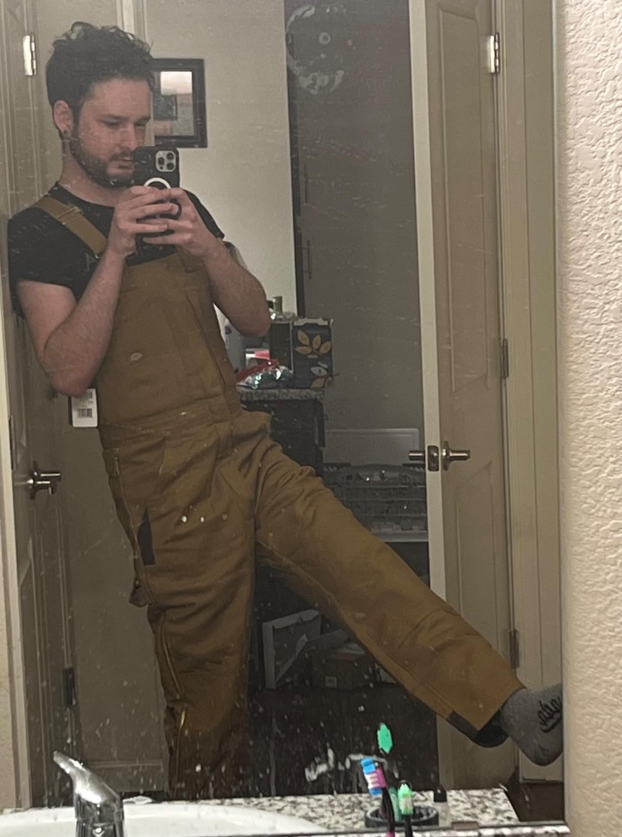 Dickies Men's Premium Insulated Duck Bib Overall customer photo 1