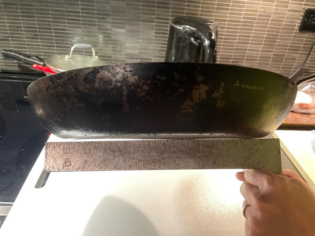 Mauviel M'Steel Black Carbon Natural Nonstick Frying Pan With Iron Handle, 11-in, Suitable For All Cooking Surfaces, Made in France customer photo 2