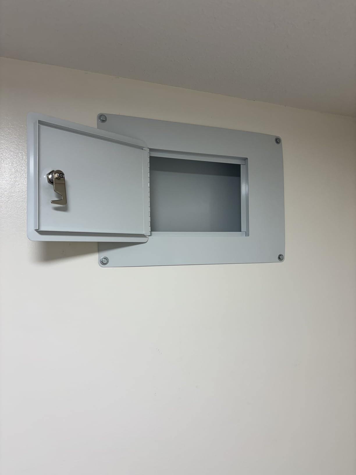 Homak First Watch Between The Studs High Security Steel Wall Safe, White customer photo 2