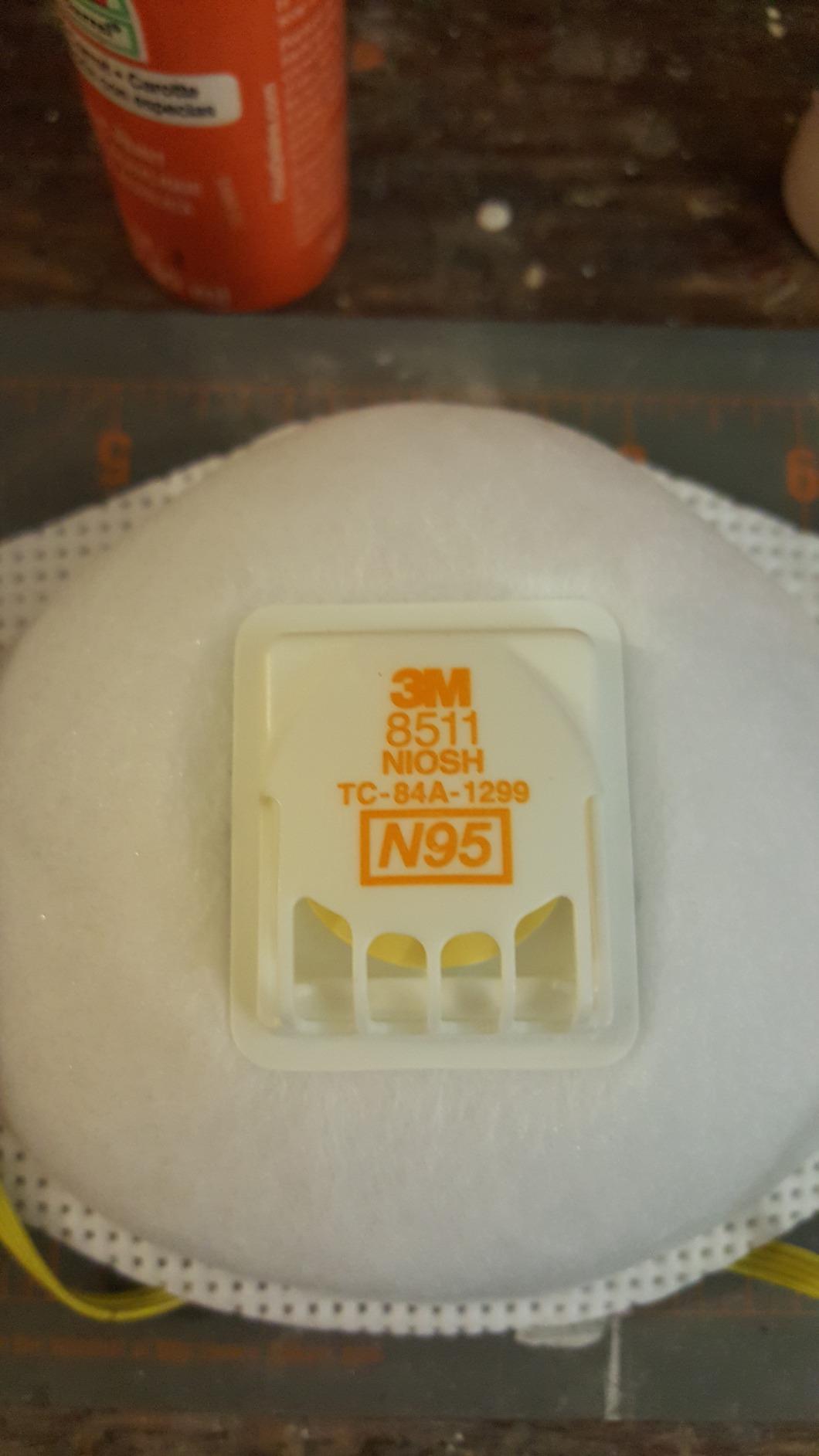 3M N95 Respirator 8511, Cool Flow Valve, 2 Pack, NIOSH-APPROVED, Advanced Filter Media For Easy Breathing, Comfortable For Long Periods Of Wear, Helps Filter Pollen, Mold Spores & Dust (8511PA1-2A-PS) customer photo 1
