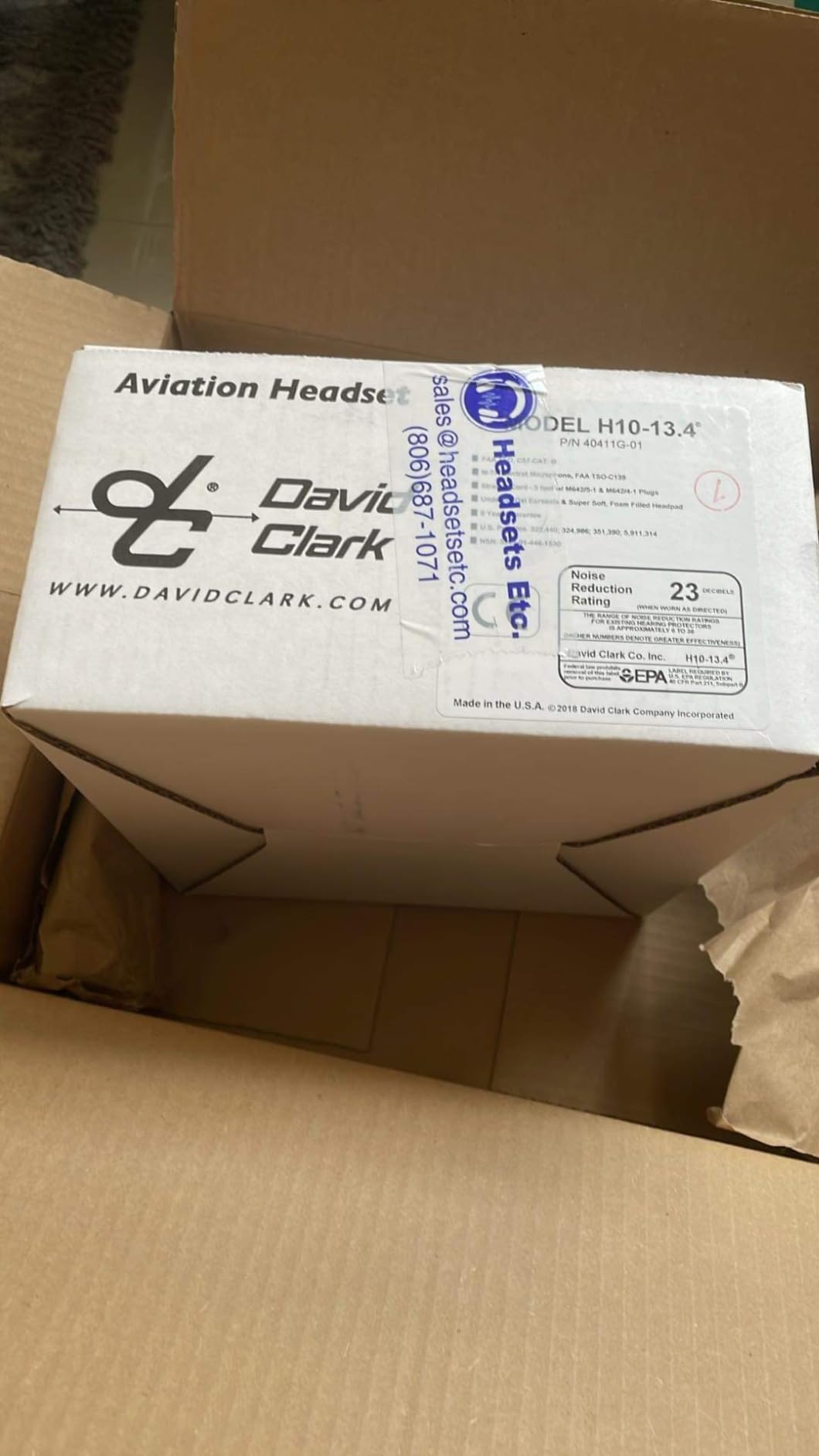 David Clark H10-13.4 Aviation Headset customer photo 2