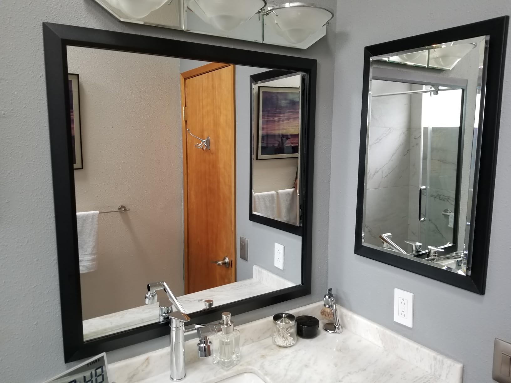 Kohler CB-CLC1526FS Frameless Bathroom Mirror Medicine Cabinet, Single Door, Rectangular Beveled Edge Frame, Bathroom Cabinet Mirror, Adjustable Shelves, 15 in. W x 26 in. H customer photo 1