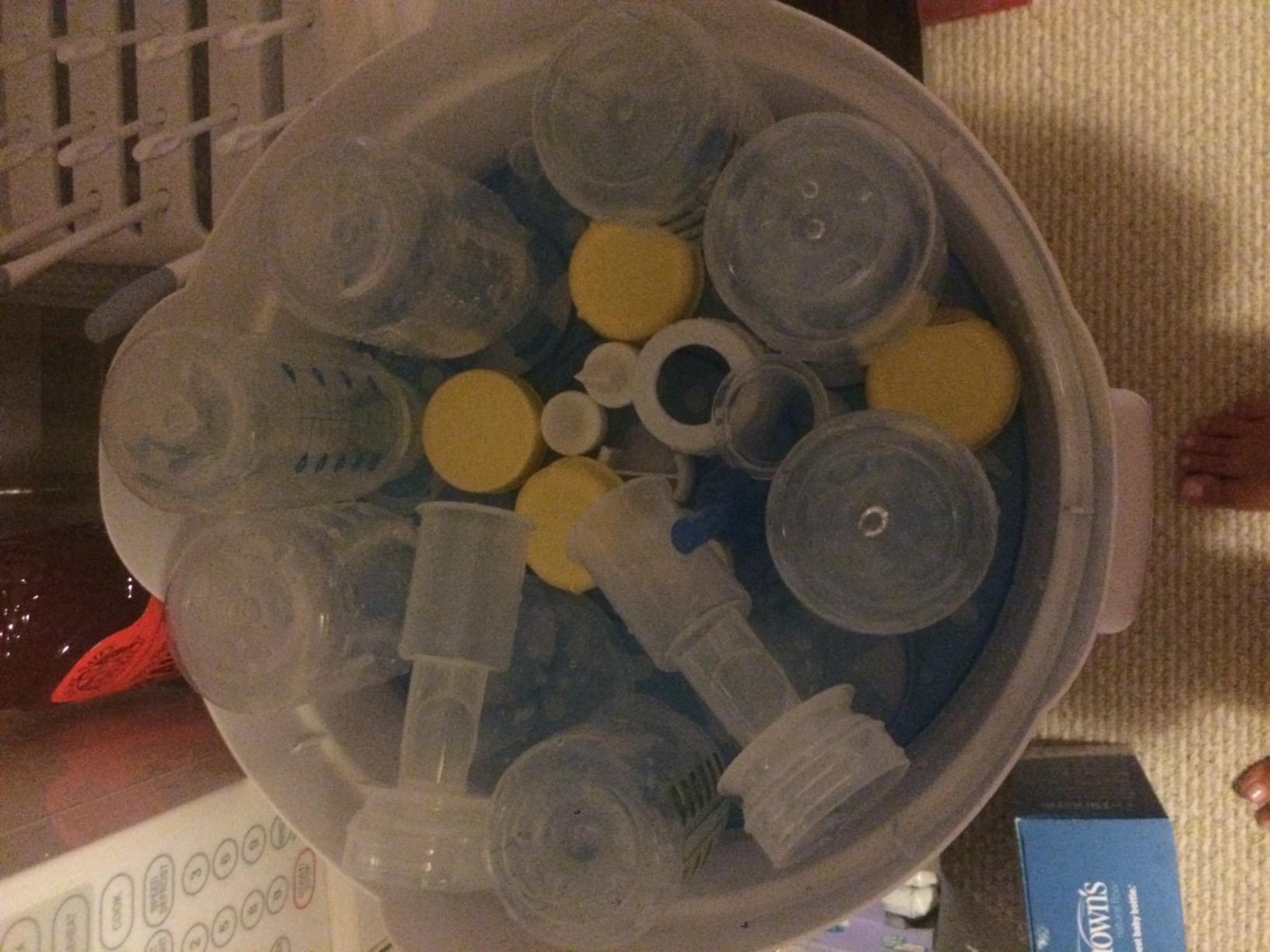Dr. Brown's Microwave Steam Sterilizer for Baby Bottles and Essentials customer photo 2