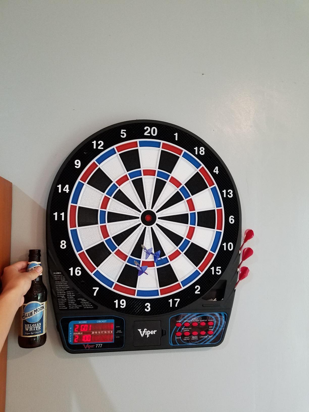 Viper 777 Electronic Dartboard - 15.5