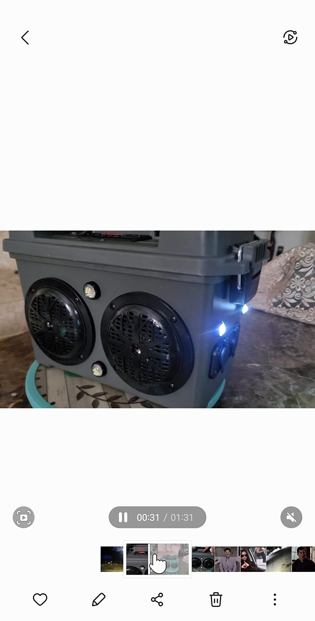 Pyle 4 Inch Dual Marine Speakers - Waterproof and Weather Resistant Outdoor Audio Stereo Sound System with Polypropylene Cone, Cloth Surround and Low Profile Design - 1 Pair - PLMR41B (Black) customer photo 1