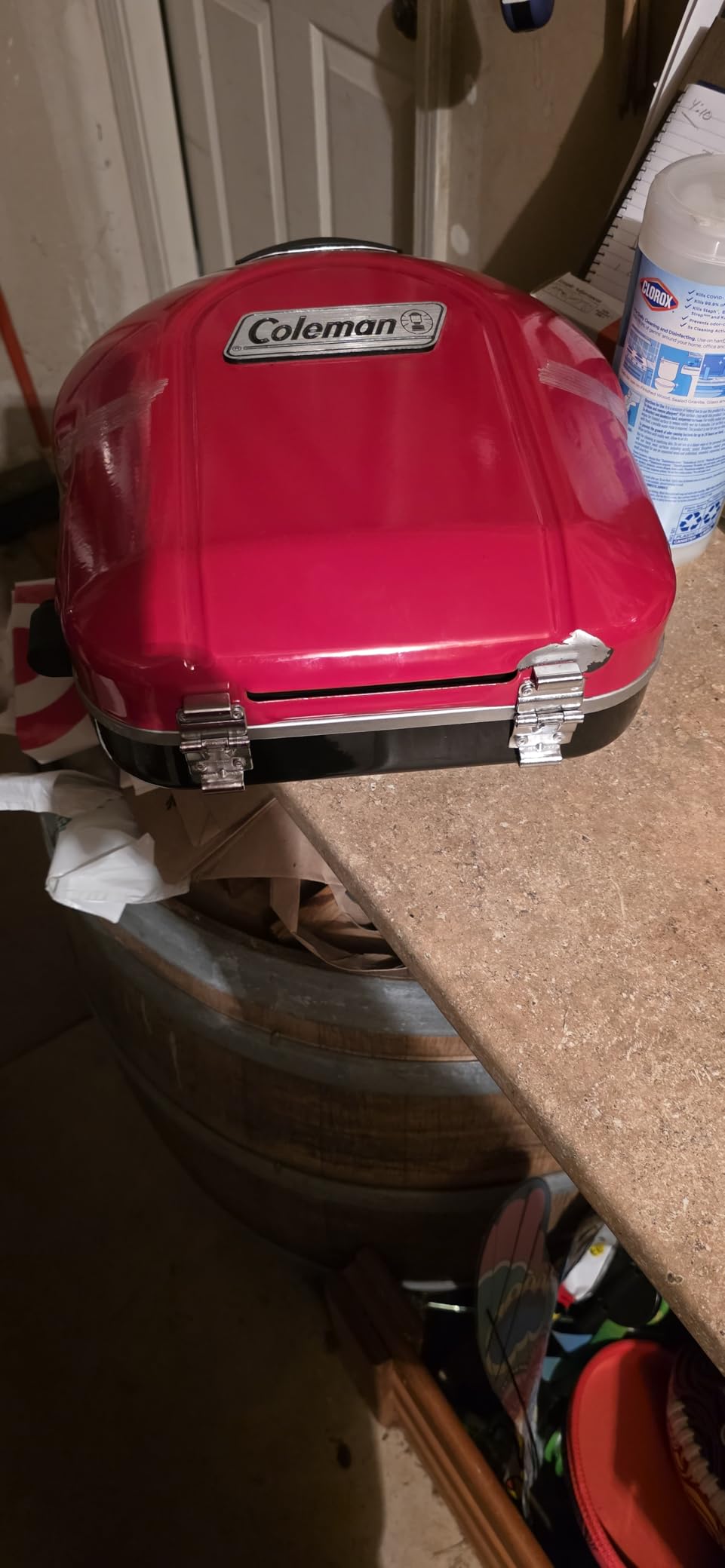 Coleman Fold 'N Go Portable Propane Grill, Lightweight Gas Grill, 6,000-BTU customer photo 2