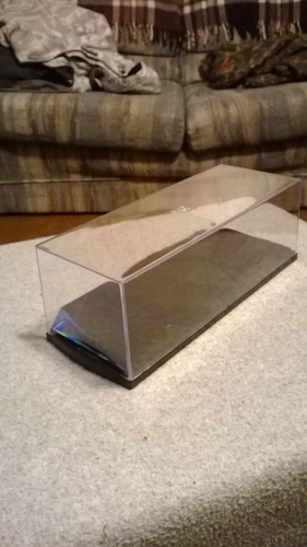 BCW Model Car Display Case | 1:24 Scale Diecast Car Display Case | Clear Acrylic Cover on Black Base | Protect and Showcase Collectible Diecast Cars from NASCAR, Formula 1, and More customer photo 1