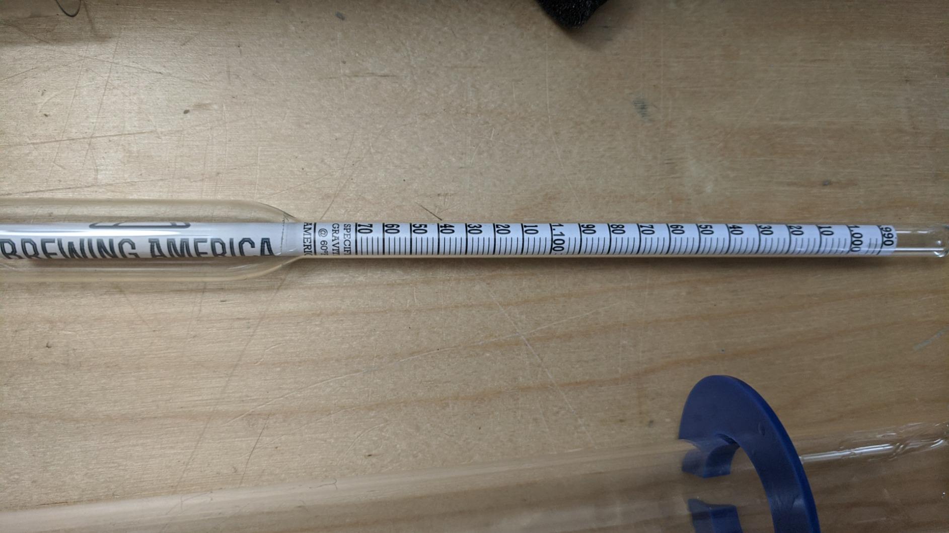 Brewing Hydrometer Alcohol Tester Kit: USA-Made Beer & Wine American-Made Specific Gravity ABV Test Pro Series Traceable & Borosilicate Glass Test Tube Jar & Brush customer photo 1