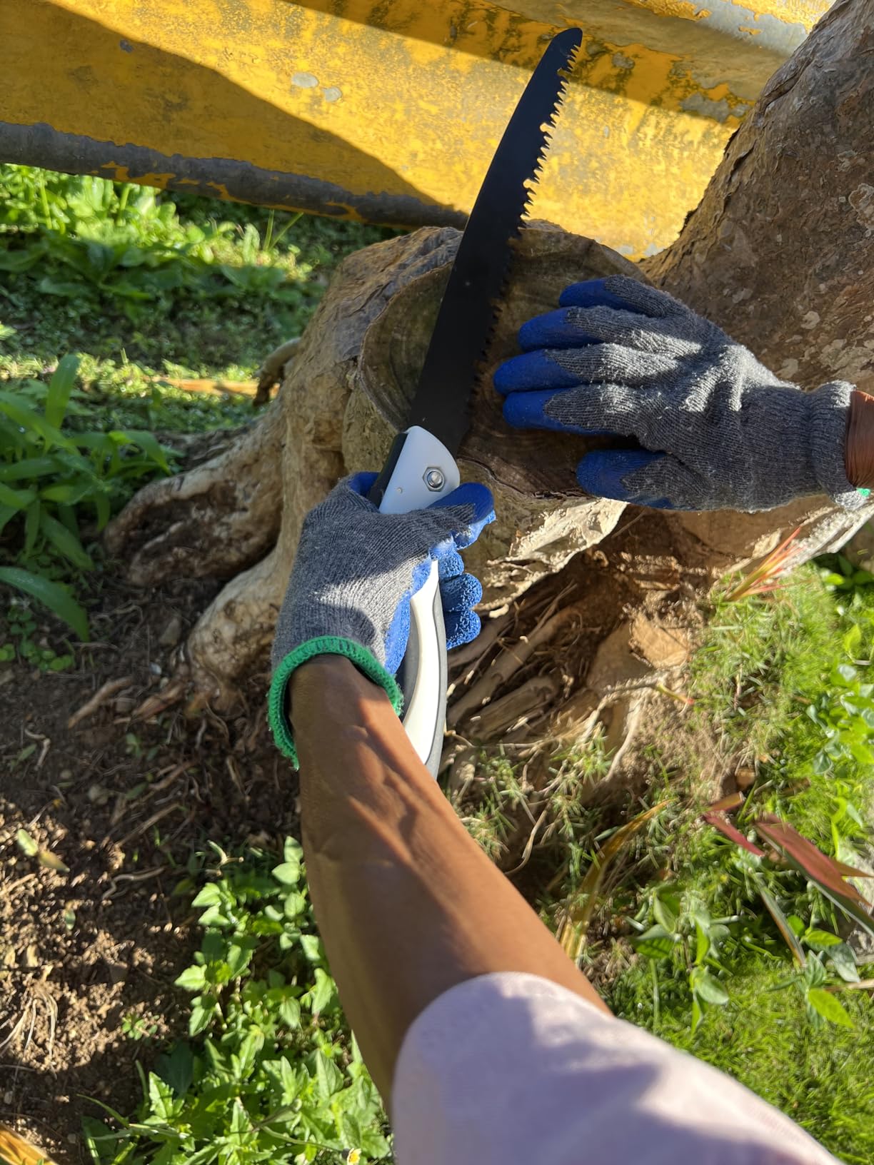 G & F Products - 3100L-DZ-Parent 12 Pairs Large Rubber Latex Double Coated Work Gloves for Construction, gardening gloves, heavy duty Cotton Blend Blue customer photo 1